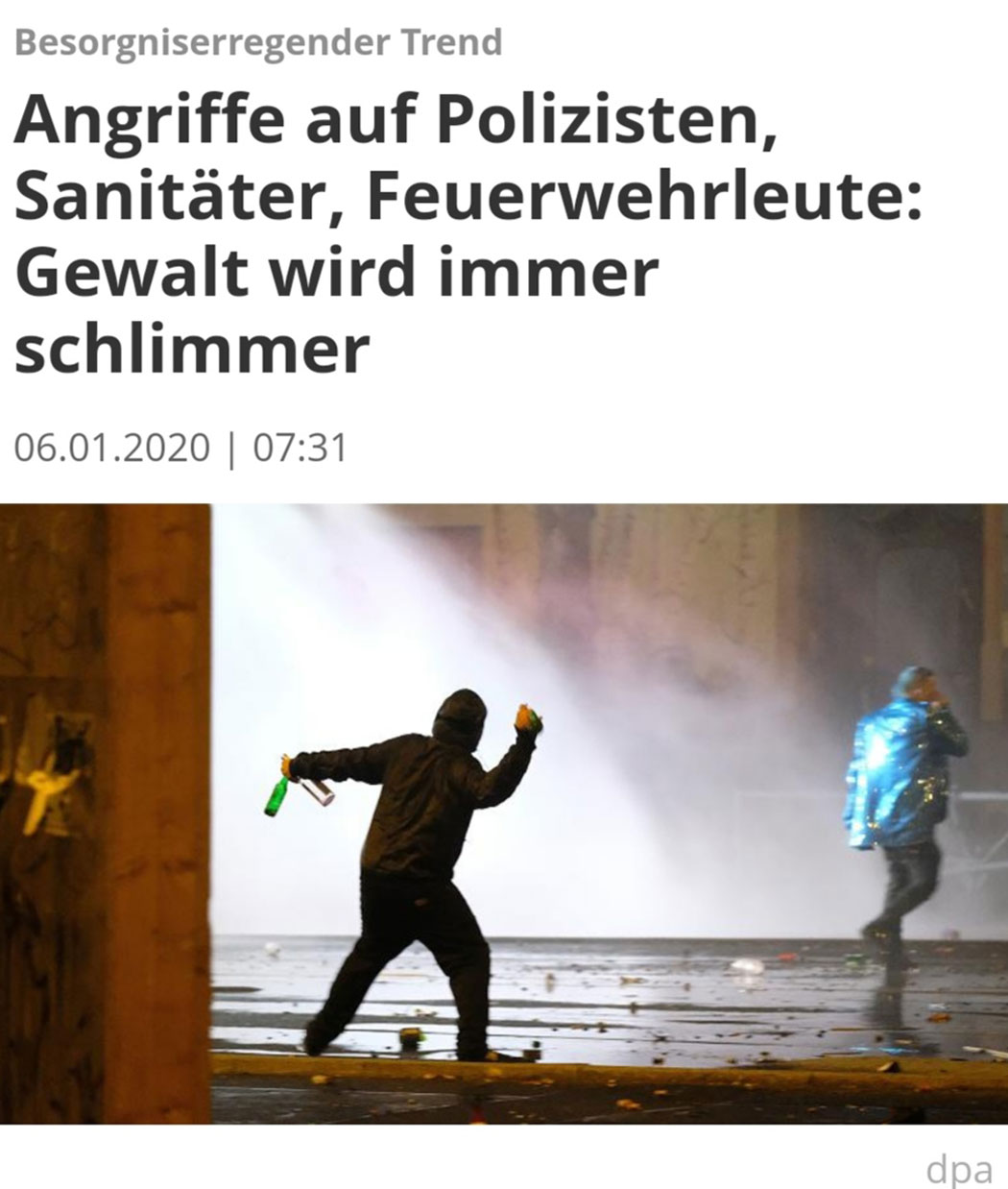 Besorgniserregender Trend