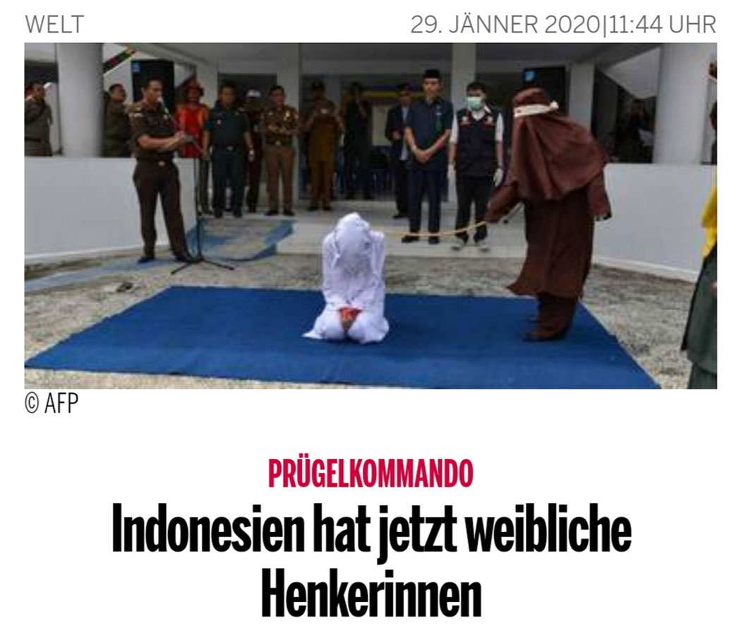 Indonesien hat jetzt weibliche Henkerinnen