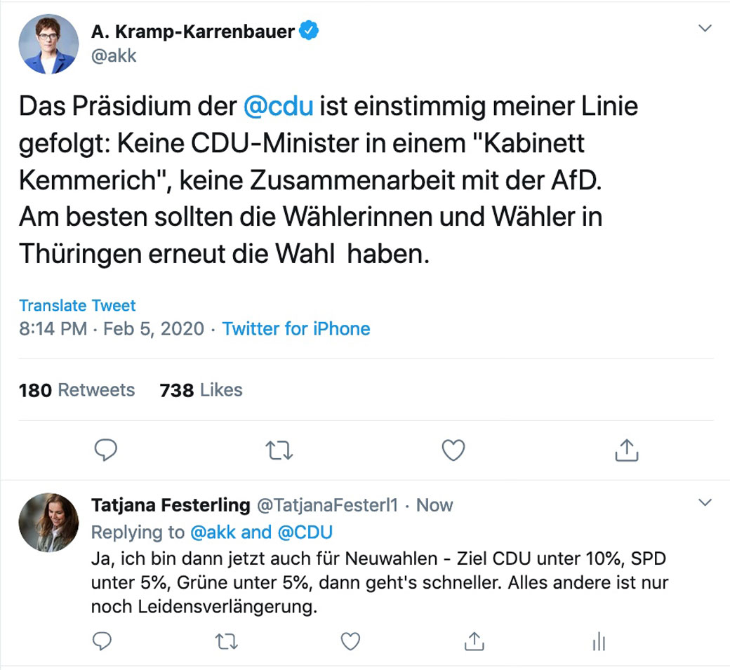 #Thüringenwahl
