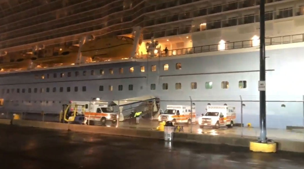 Nun auch ein drittes Kreuzfahrschiff vom Virus befallen?