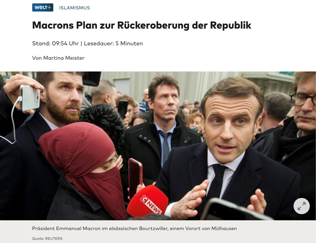 Islamismus - Macrons Plan zur Rückeroberung der Republik