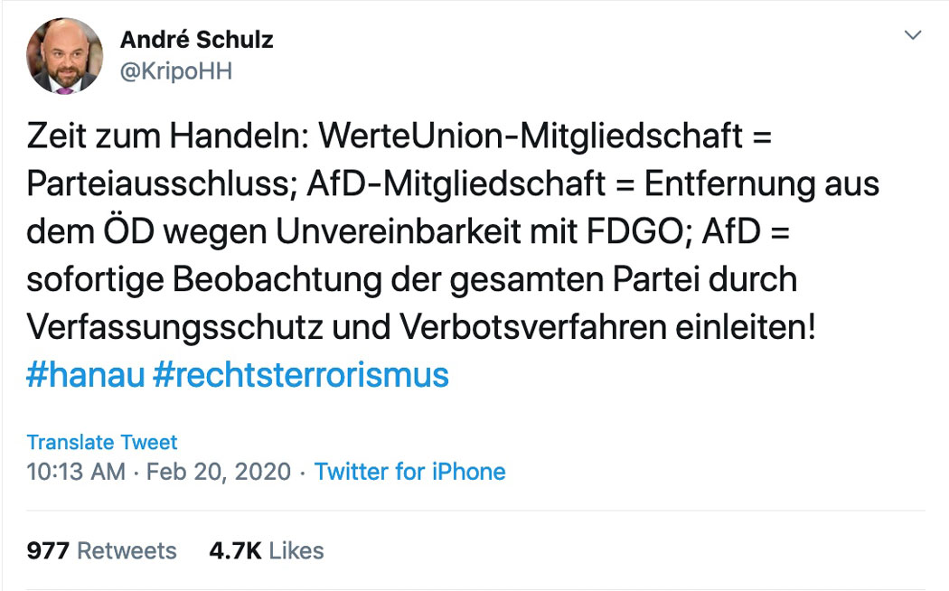 André Schulz @KripoHH