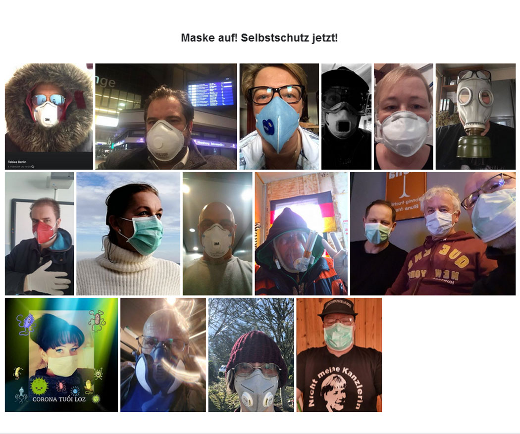 Maske auf! Selbstschutz jetzt! - Stand: 26.02.2020