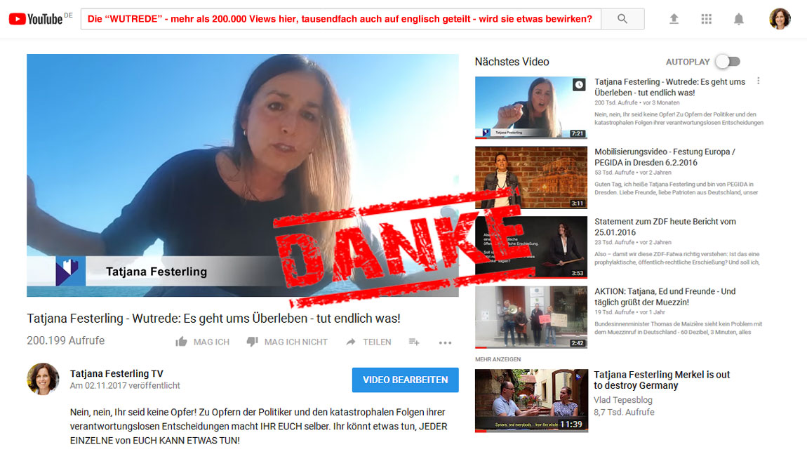 DANKE für mehr als 200.000 Views